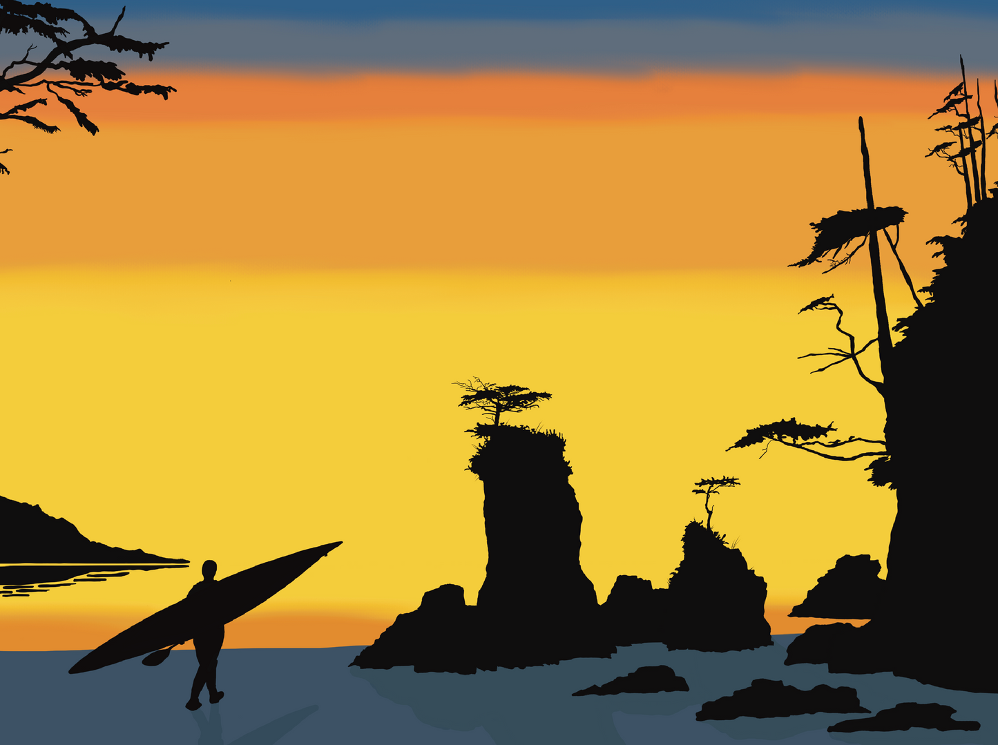 Early Morning Kayak 11x14 Print