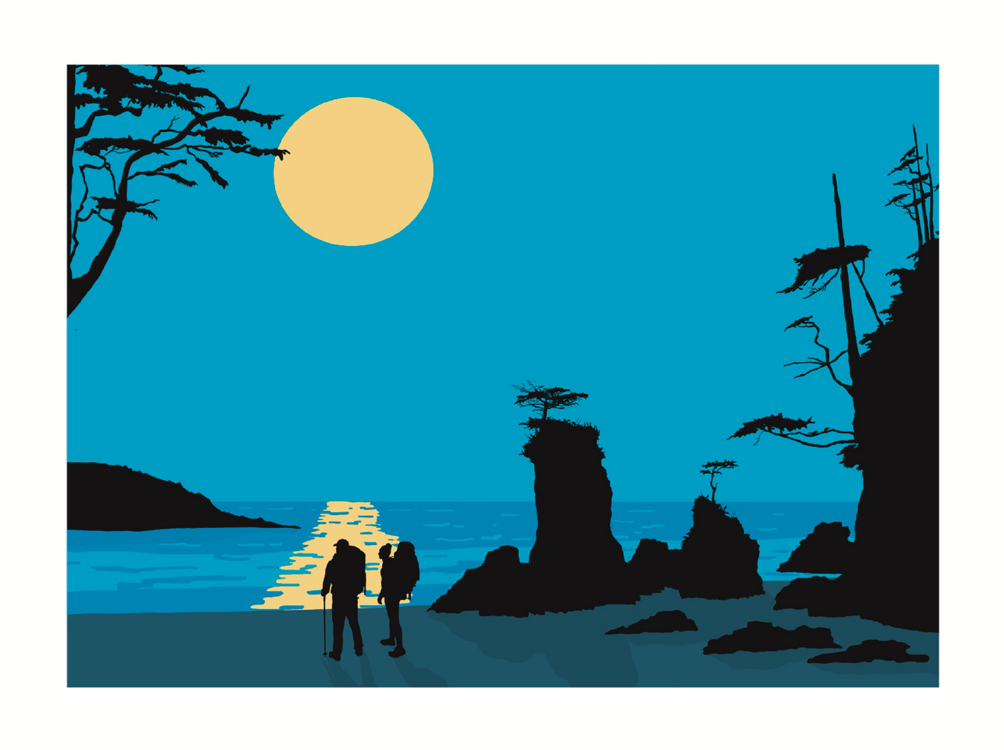 Midnight Hike 11x14 Print