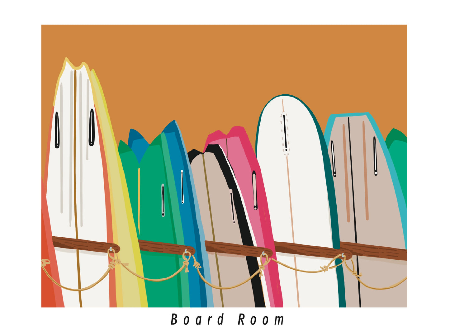 Board Room 5 by 7 Greeting Card with Envelope