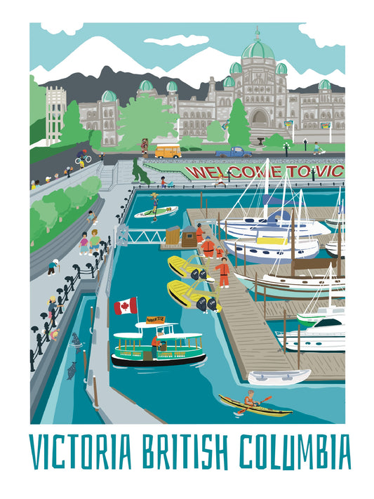 Victoria, British Columbia 11x14 Print