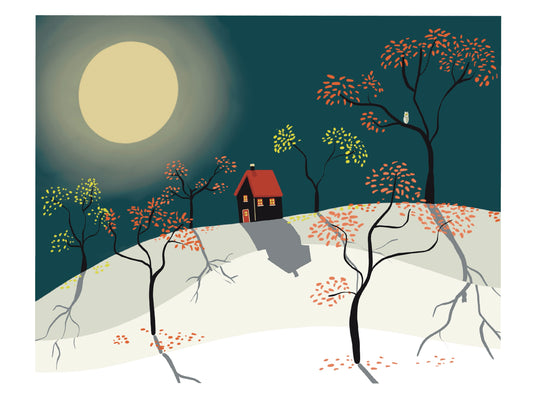 Owl in the Moonlight