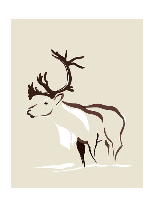 Arctic Caribou 11x14 print