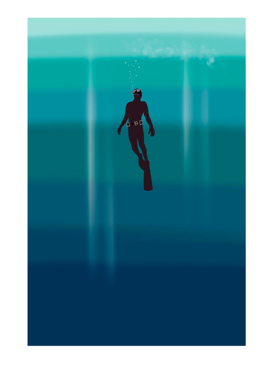 Diver Surfacing Card