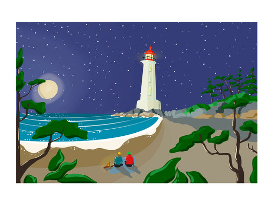 Lighthouse Romance Card