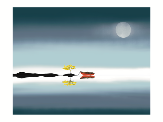 Red Boat 8x10 Print