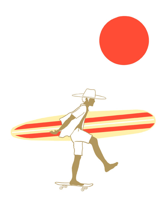 Skate and Surf Lighter Card