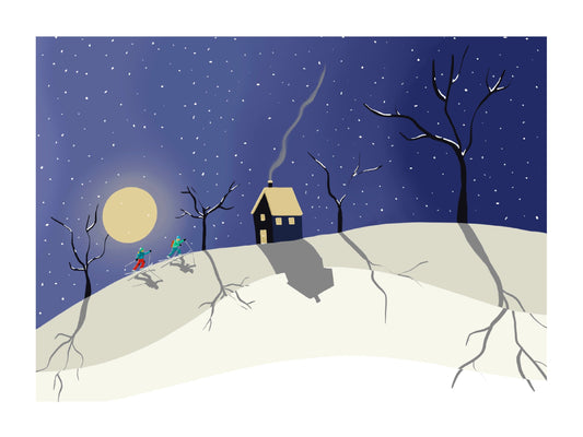 Ski Touring Hut Card