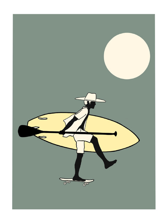 SUP Surf and Skate Card