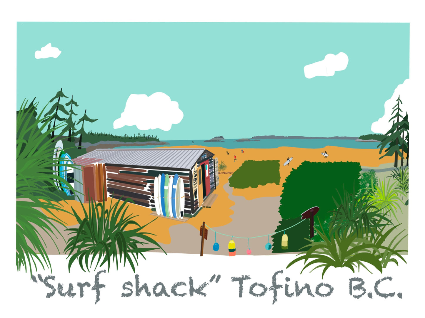 Surf Shack Card